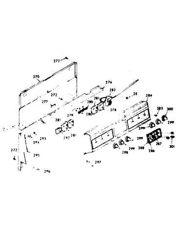 Backguard section