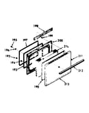 Oven door section