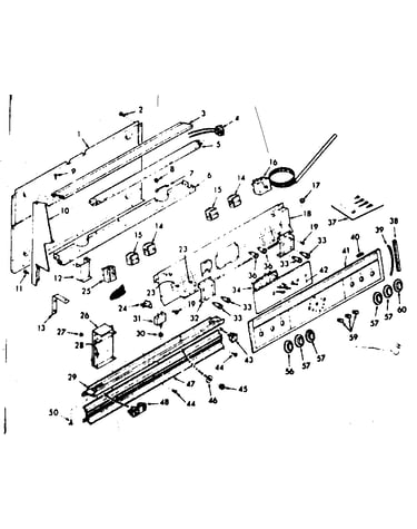 Backguard section