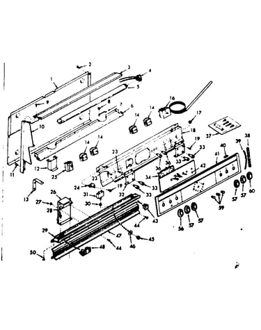 Backguard section