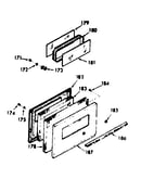 Oven door section