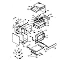 Kenmore 1039767321 lower body section diagram