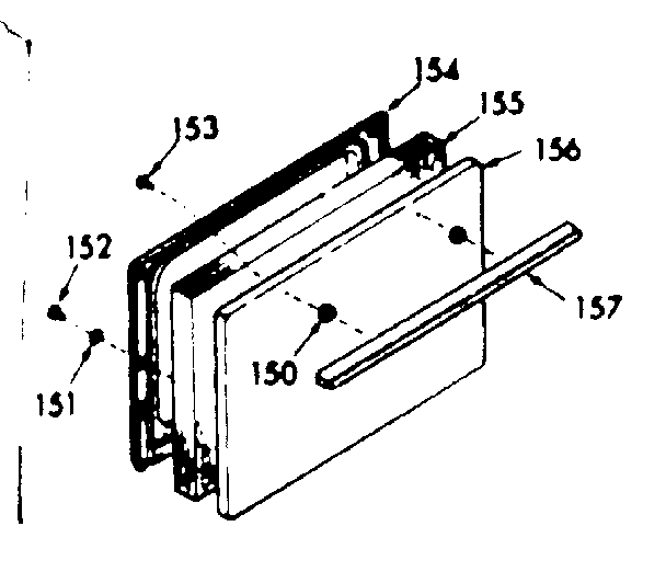 OVEN DOOR - LOWER BODY