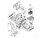 Kenmore 1039867321 lower body section diagram