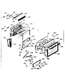 Oven door section