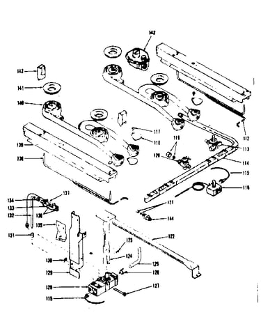 Oven and top burner