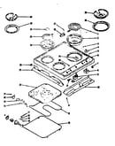 Main top and oven units