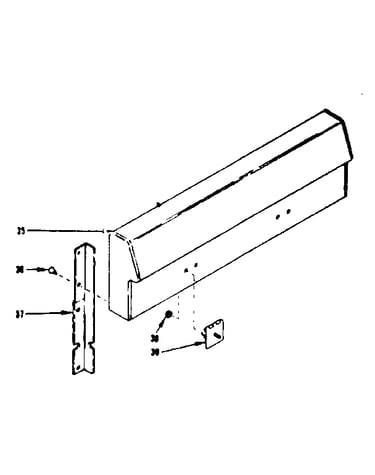 Backguard section