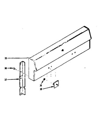 Backguard section