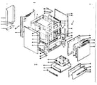 Kenmore 1199027341 body section diagram