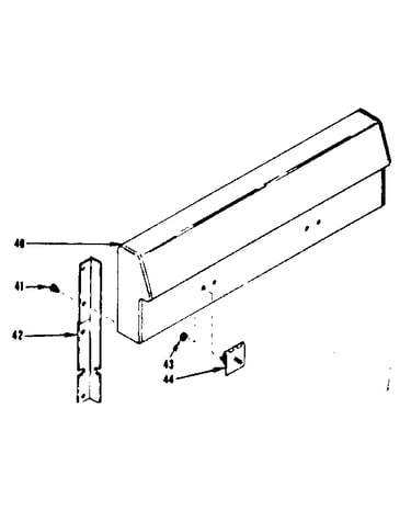 Backguard section