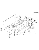 Backguard section