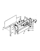 Backguard section