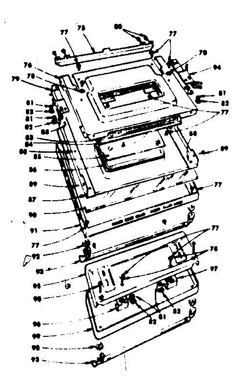 Oven door
