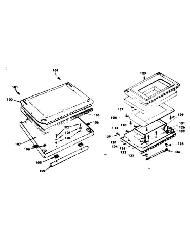 Oven door parts