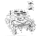 Kenmore 1554547301 top section and outer body parts diagram