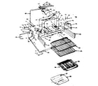 Kenmore 1554507300 oven parts diagram