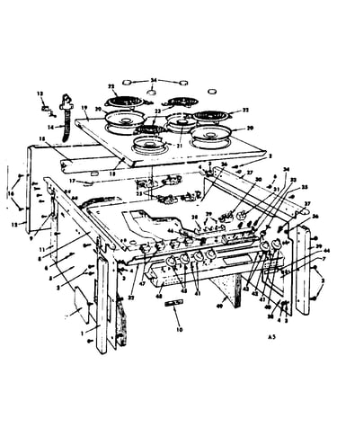 Top section and outer body parts
