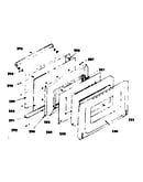 Oven door parts