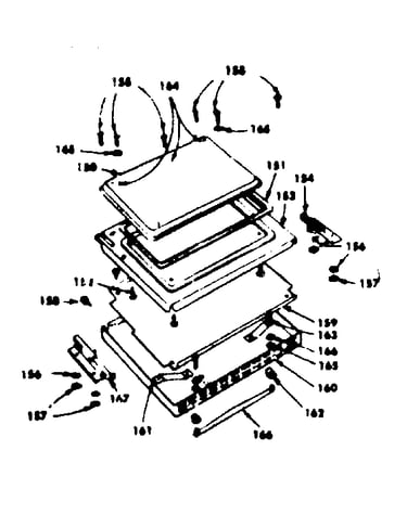 Oven door parts