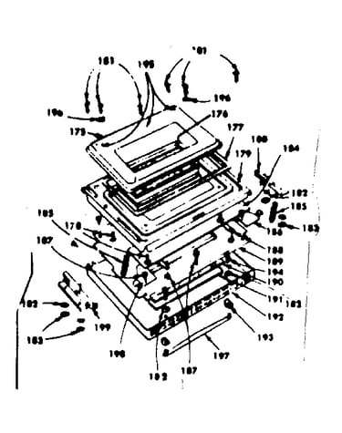 Oven door parts