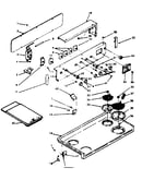 Backguard and cooktop assembly