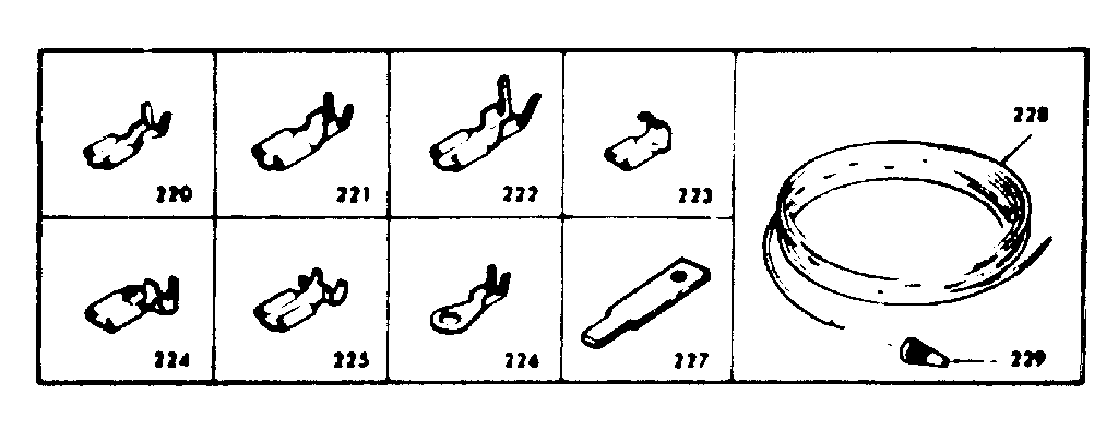 Wiring and wiring terminals