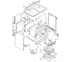 Kenmore 6286307341 body assembly diagram