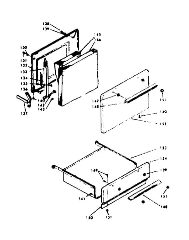 Door and drawer