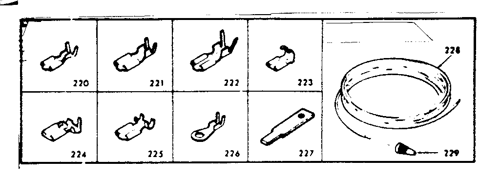 Wiring and wiring terminals