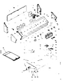 Backguard and cooktop assembly