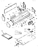 Backguard and cooktop assembly