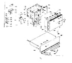 Kenmore 6286417343 door, latch mechanism and drawer diagram