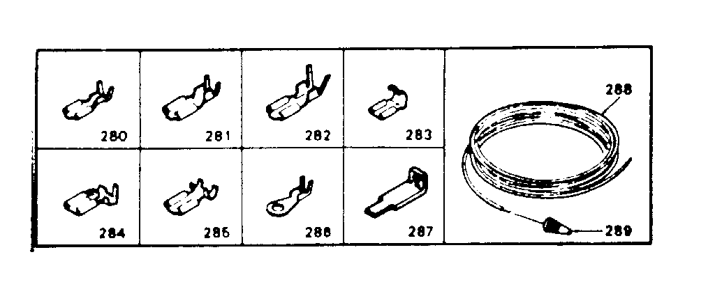 Wiring and wiring terminals