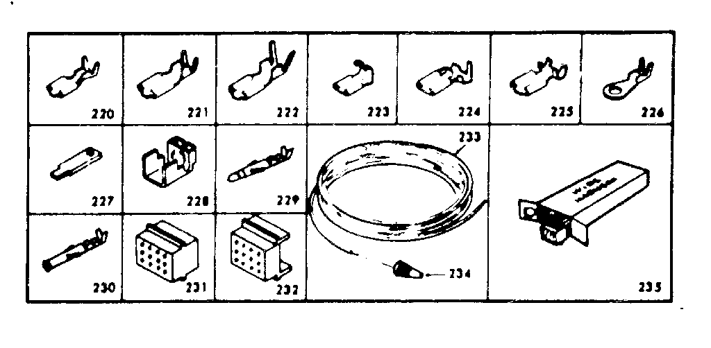 Wiring & wiring terminals