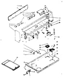 Backguard and cooktop assembly
