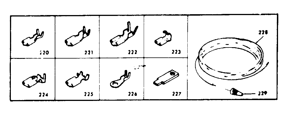 Wiring and wiring terminals