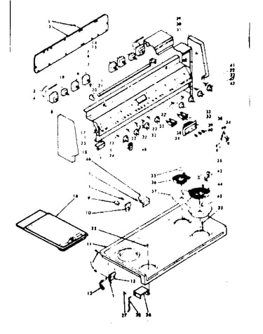 Backguard & cooktop assembly