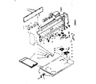 Kenmore 6289497325 backguard & cooktop assembly diagram