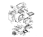 Kenmore 6476037340 body section diagram