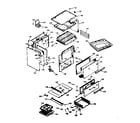 Kenmore 6476037321 body section diagram