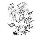 Kenmore 6476057320 body section diagram