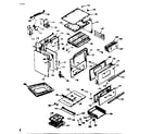 Kenmore 6476157341 body section diagram