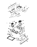 Backguard and main top section