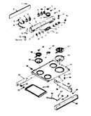 Backguard and main top section