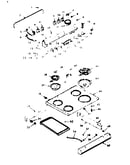 Backguard & main top section
