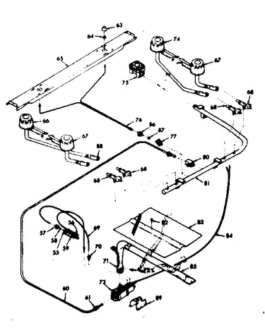 Burner section