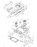 Backguard and main top section