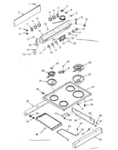 Backguard and main top section