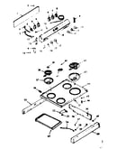 Backguard and main top section